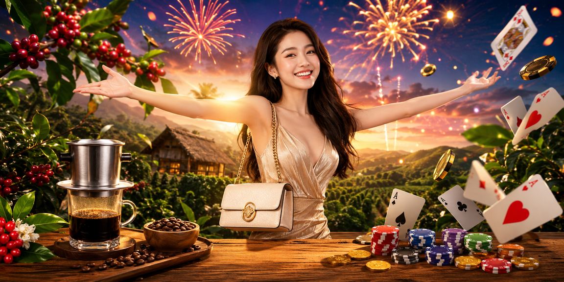 Cảnh chơi game bài tại quán cà phê Buôn Ma Thuột